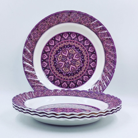 Dinner Plate Set Melamine Plates TP 18-Piece Melamine Dinnerware
