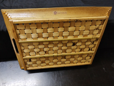 Prakritikbliss Hand Made Beautiful VIP Bamboo Tea/Dining Serving