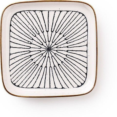 6点皿takaさん専用30枚セット　レストラン TAKISSO Ceramic Square Set of 6 Serving Plates Tray Price in India