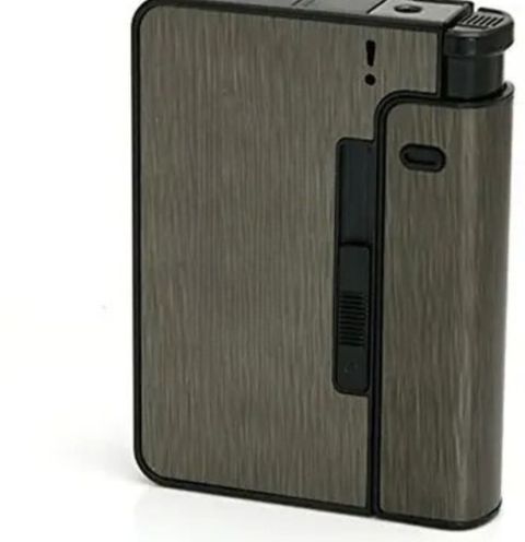 VNS Cigarette Case with Built-in Portable Lighter for King Size Cigarettes Pocket Lighter Price in India