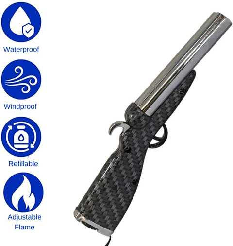 DriZZling Style 608 Machine Lighter with Loading System With Pull Back  System Lighter DoubleFlame Mini Shot Gun Design Lighter Pocket Size Pocket  Lighter Price in India