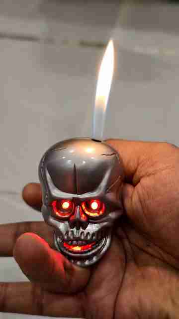 JGG Jain Gift Gallery Skull Head Design Lighter - Image 5