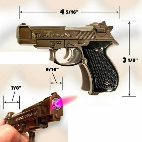 gun cigarette lighter uk eGadget Cigarette Lighter Pocket Lighter|Jet Flame And windproof |  Refillable Butane Gas Real Look Gun Design Beretta Gun Shaped Pocket Size  lighter | Refillable Butane Pocket Lighter Price in India