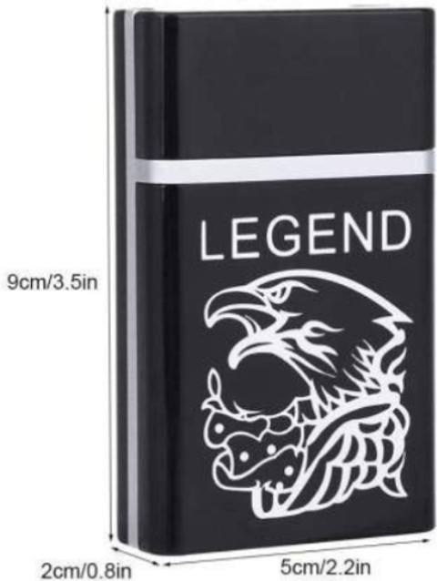 cigarette case with lighter online india CROSSZONE Focus Smart Automatic Inbuilt Refillable Health & Personal Care GUGGU 322_Legend Cigarette Lighter Slide