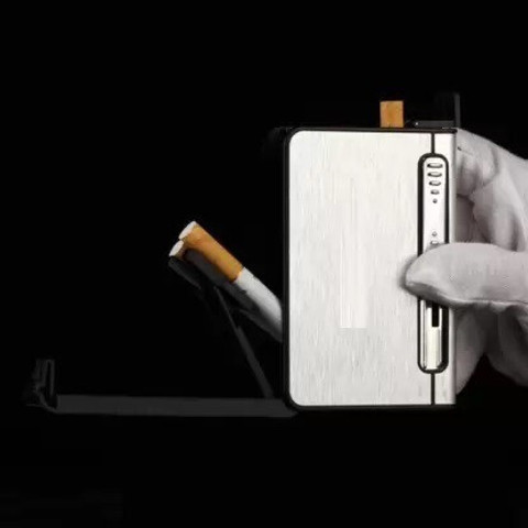 FAPA Focus Ultra Thin Cigarette Case with inbuilt Cigarette Lighter FIRST  QUALITY STAR MAGIC Pocket Lighter Price in India