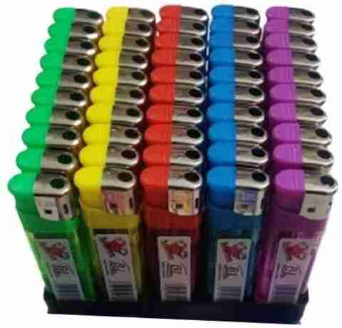 cigarette lighter price in india BluffyBird Lighter/Plastic/Stylish/Fancy/Pocket Lighter/Lighters Pack of 50 Plastic Gas MAK Type-C USB Cigarette Lighter,