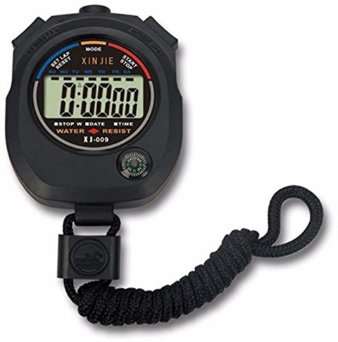 AEC Digital LCD Stopwatch Chronograph Timer Counter Sports Alarm Digital  Stop Watch