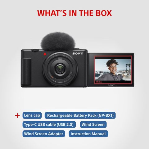 SONY ZV-1F Vlog Camera for Content Creators and Vloggers Price in