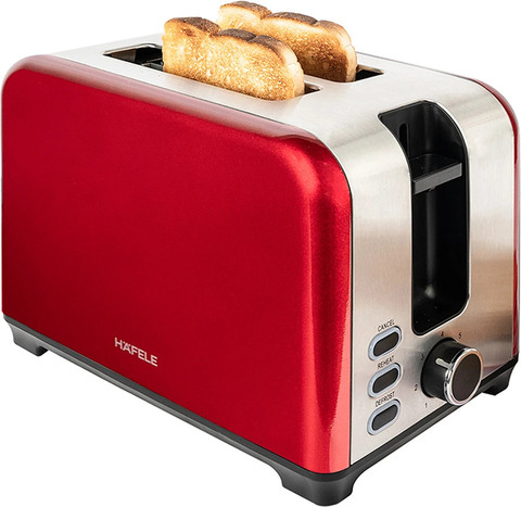 Hafele Electric Toaster, 930 W(Red) 220 W Pop Up Toaster Price in