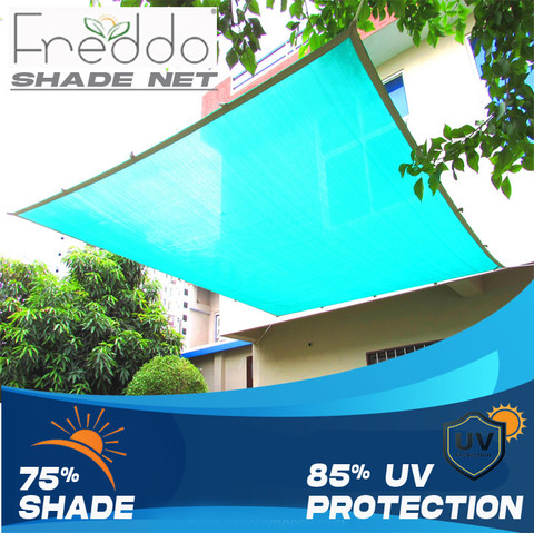 Freddo Sun Shade Net 10 X 8 ft cotton webbing 75% Portable