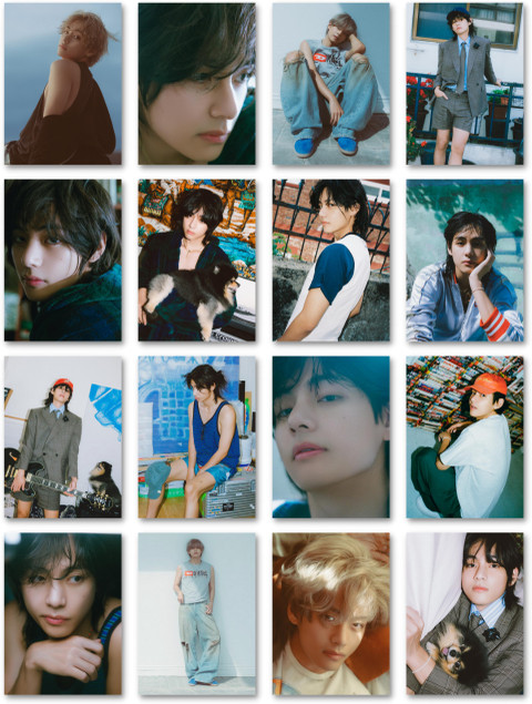 BTS V - Layover Photocards Pack Of 16 (8 x 11 cm) | BTS V