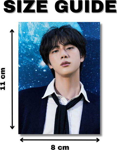BTS Photocards Pack of 16 (8 x 11 cm) | BTS Jin Photocards | BTS