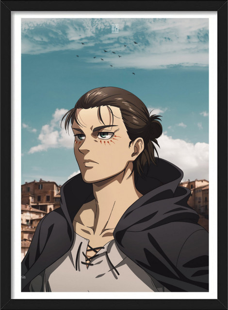 Light Painting Wallpaper Eren Jaeger Merch Eren Yeager Attack On