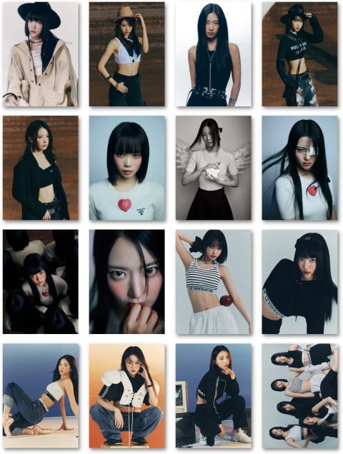 LE SSERAFIM - Unforgiven Photocards Pack Of 16 (8 x 11 cm) | Le