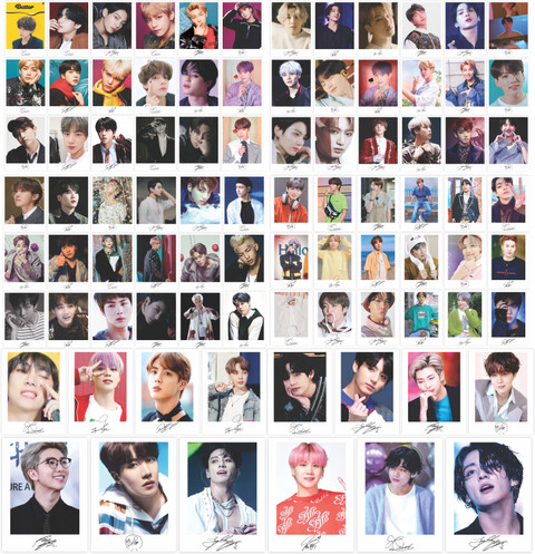 超希少​ 完品 BTS カード BTS Latest Signature Photocards, 104 Pcs Album Collection for Kpop