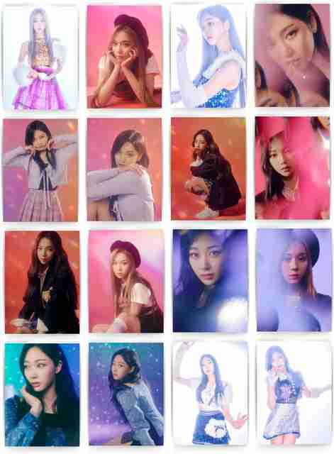 Aespa K-pop Photocards Pack of 16 – 16 Aespa Photocards Set Matte