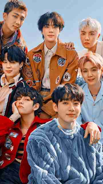 BTS ARMY GROUP WALL POSTER - MOST TRENDING POSTER WITH ADHESIVE