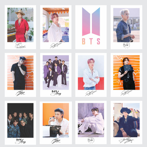 BTS Special Edition Lomocards 54 Cool Autograph Card With HD