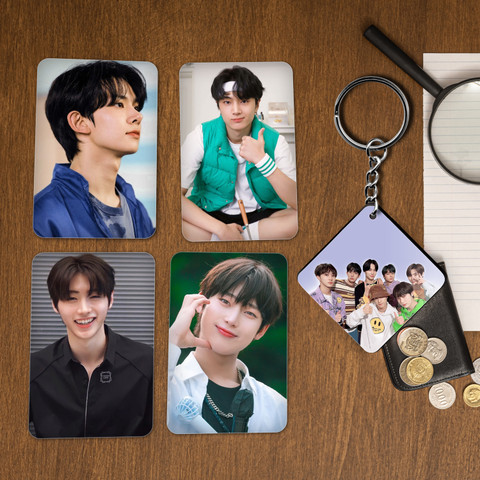 Enhypen Group Keychain ( With 8 Freebie Photo cards ) Canvas Art