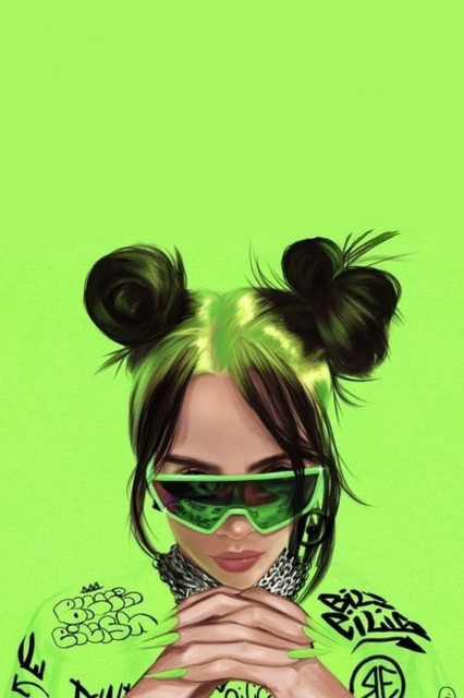 billie and x wallpaper