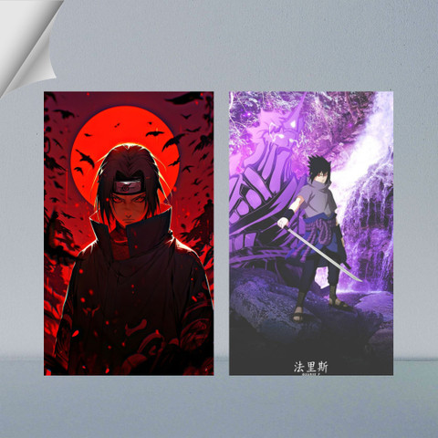VIRGIN ARTS ITACHI UCHIHA SASUKE UCHIHA FROM NARUTO SHIPPUDIN