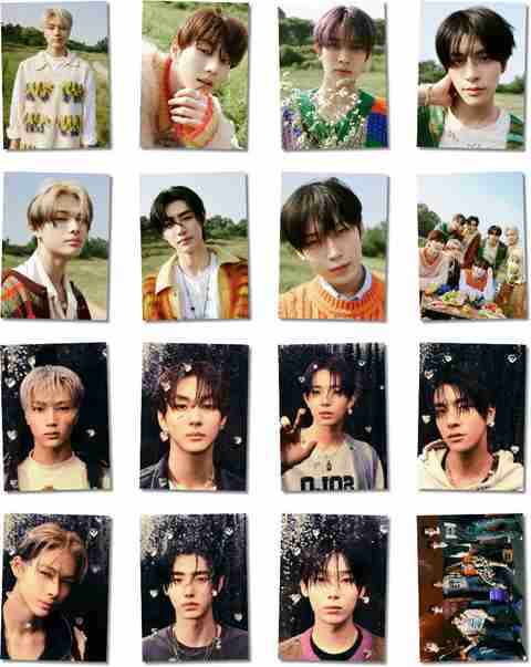 Enhypen Photocards Pack of 16 (8 x 11 cm) | Enhypen Dark Blood