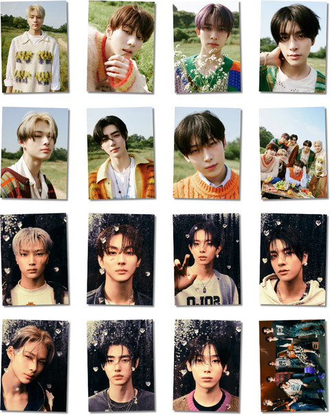 ENHYPEN SHOPEE kpopmerch 56枚 Enhypen Photocards Pack of 16 (8 x 11 cm) | Enhypen Dark Blood