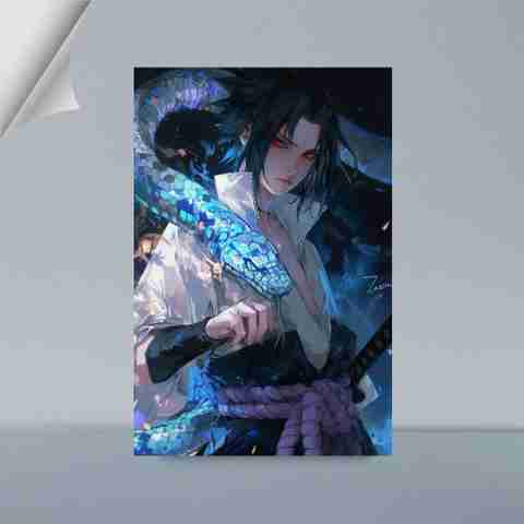 VIRGIN ARTS | SASUKE UCHIHA WITH KING AODA SNAKE | SHARINGAN