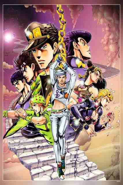 Jojo'S Bizarre Adventure- Animated Tv Series Matte Finish Poster P