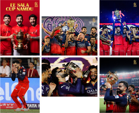 Virat Kohli RCB IPL 2025 Champions Poster – Wall Poster for Fans Fine Art  Print