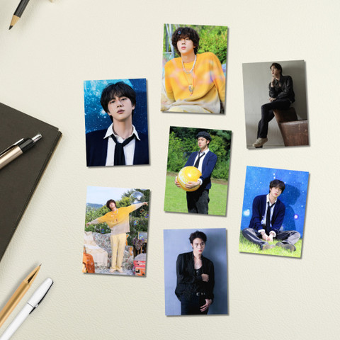 BTS Photocards Pack of 16 (8 x 11 cm) | BTS Jin Photocards | BTS