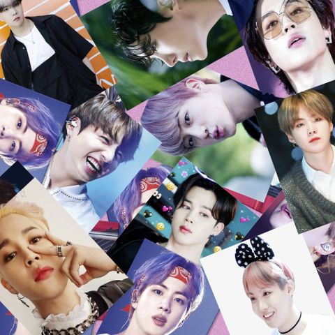 BTS Lomo Cards (Pack of 77) of All 7 Members Photo Cards For Room
