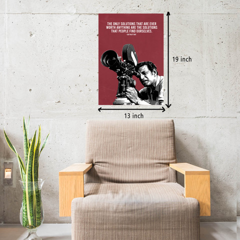 satyajit ray wall poster