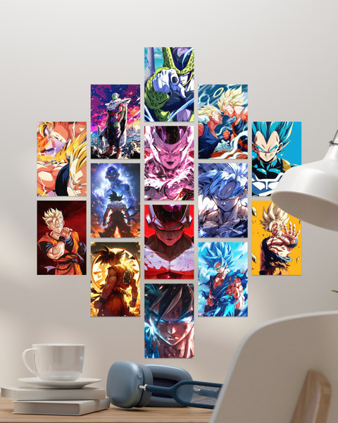Dragon Ball Z Mini Posters Set of 54 (Frameless) High-Quality