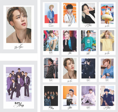 BTS Special Edition Lomocards 54 Cool Autograph Card With HD