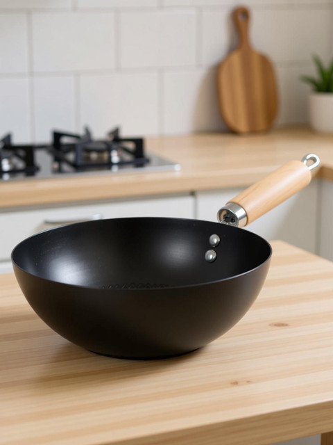 Samusagya Induction Base Non-Stick Fry Pan,Traditional Carbon