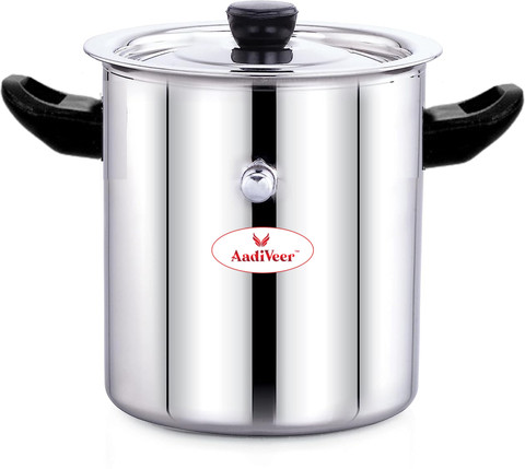 AadiVeer LTR Stainless Steel Milk Boiler Milk Cooker Milk