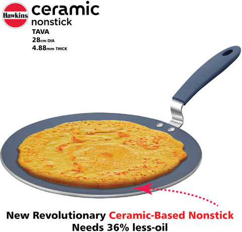 Hawkins Ceramic (ICT28) Tawa 28 cm diameter Price in India Buy