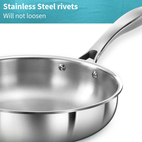 Hawkins Pro Frying Pan (PSF22S) Fry Pan 22 cm diameter with Lid 1