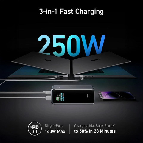 Anker 27650 mAh 250 W Compact Power Bank Price in India - Buy