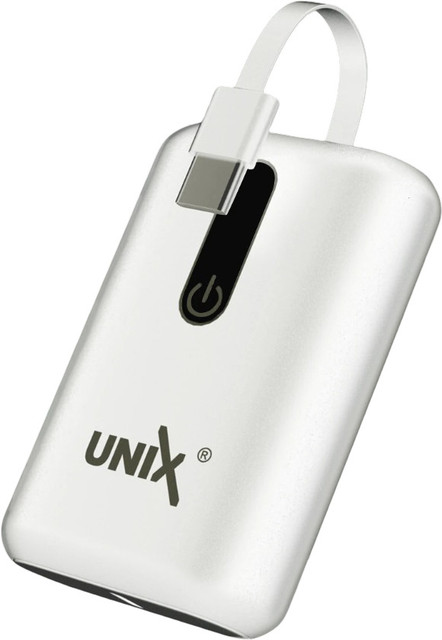 Unix 10000 mAh 15 W Compact Pocket Size Power Bank