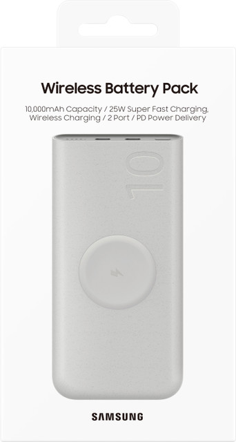 Samsung 10000 mAh 25 W Wired Wireless Power Bank Price in India