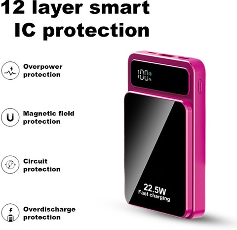 TEXOVERA 10000 mAh W Wired Wireless With MagSafe Compact