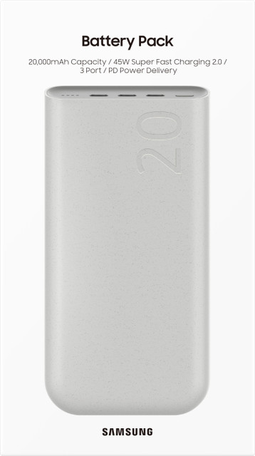 Samsung 20000 mAh 45 W Power Bank Price in India Buy Samsung