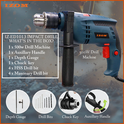 IZOM IZ-ED1013 IZ-ED1013 Pistol Grip Drill Price in India - Buy