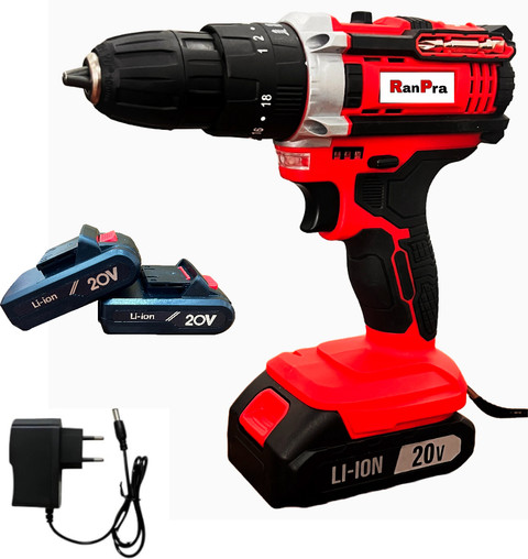 RanPra 20 VOLT MAXIM CORDLESS SCREWDRIVER MACHINE HEAVY DUTY 21V