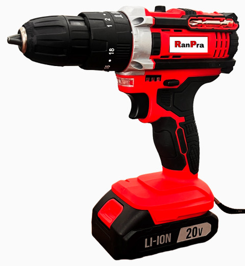RanPra 20V CORDLESS DRILL HEAVY DUTY WITH FORWORD AND REVERSE