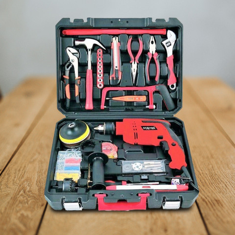 FOSTER FK-5513 4 in 1 Tool Kit | Drill Machine | Polisher| Marble