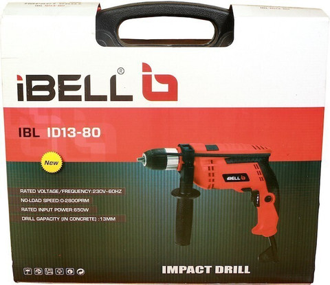 iBELL Impact Drill ID13-80, 2800RPM Pistol Grip Drill Price in