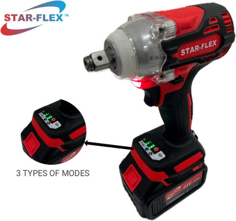 MAYUR STAR-FLEX CORDLESS IMPACT WRENCH 300NM TORQUE,39+ TOOLS,2 BATTERIES  CHARGER Cordless Drill